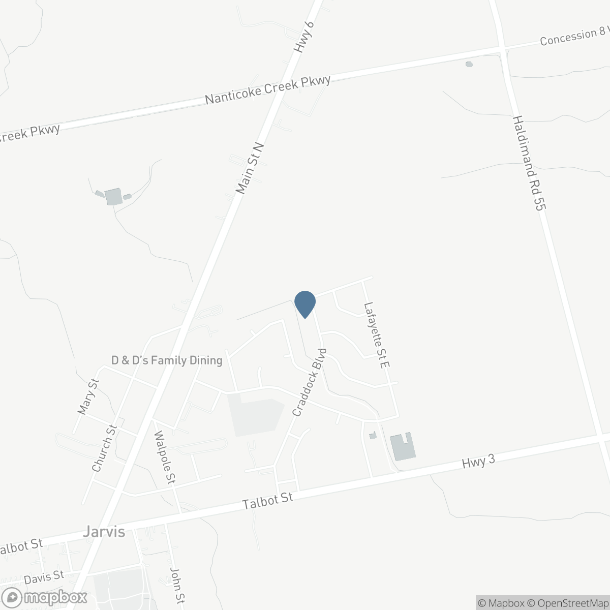 105 CRADDOCK Boulevard, Jarvis, Ontario N0A 1J0